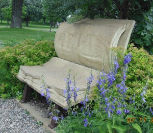 Book Bench at Phalen Poetry Park