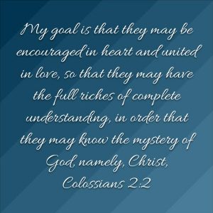 Colossians 2:2