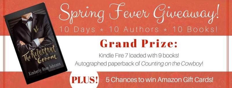 Spring Fever Giveaway - Day 7 with Kimberly Rose Johnson